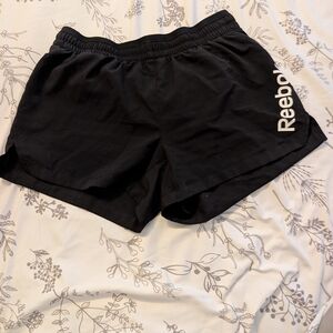 Reebok Women's Black Athletic Shorts